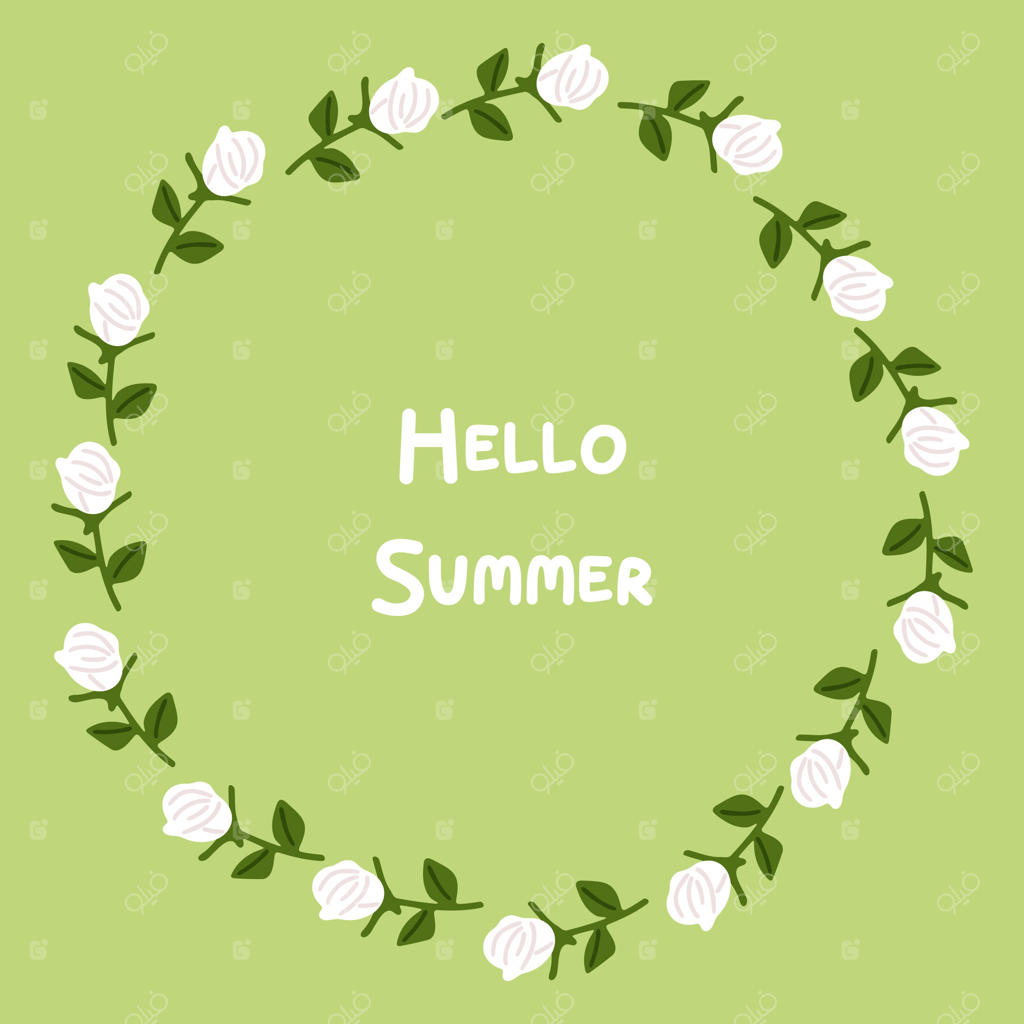 قاب تاج گل شکوفه‌های رز سفید