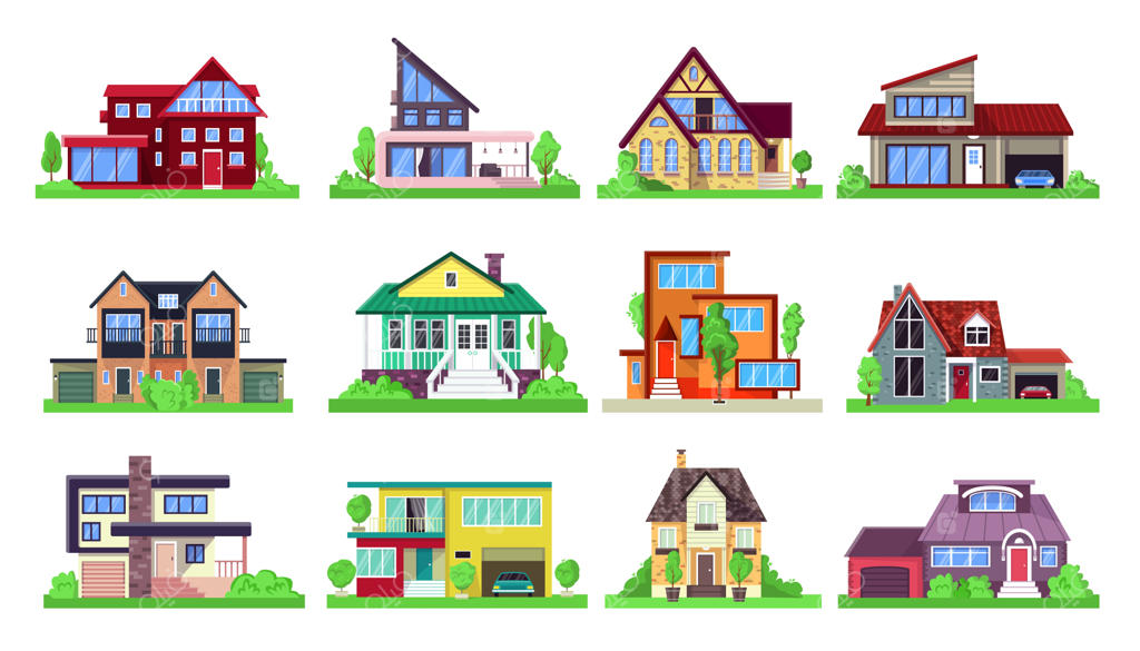 مجموعه کلبه‌های مدرن: تصاویر نمای بیرونی خانه‌ها