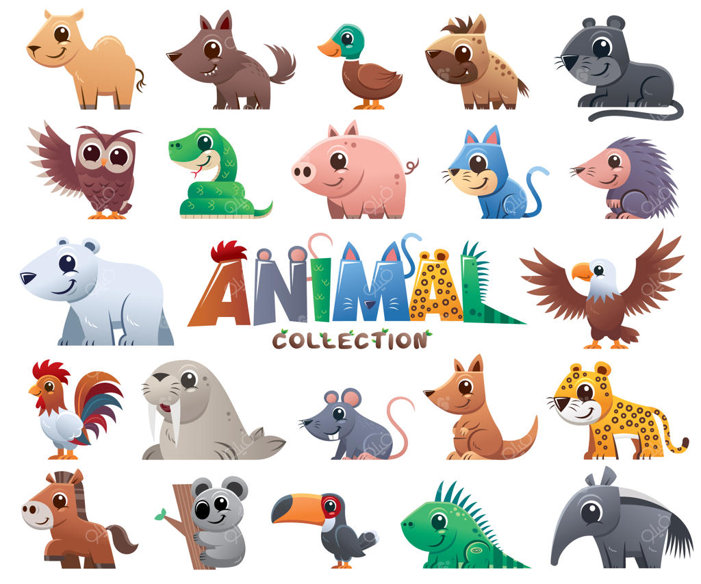 مجموعه کارتون‌های حیوانات