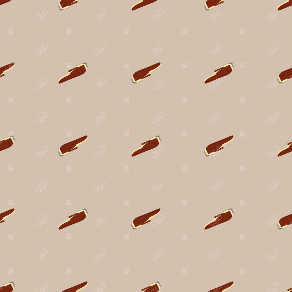 طرح یکپارچه قیچی‌ها. عناصر آرایشگاه‌های قدیمی به سبک دودل.