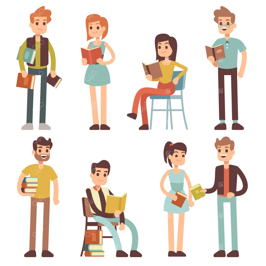 زنان و مردانی که کتاب می‌خوانند: مجموعه‌ای از شخصیت‌های کتاب‌خوان