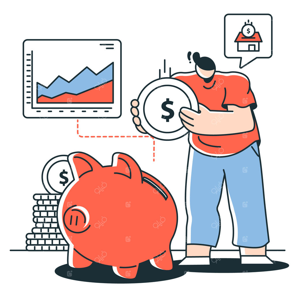 تصویر مفهومی قلک