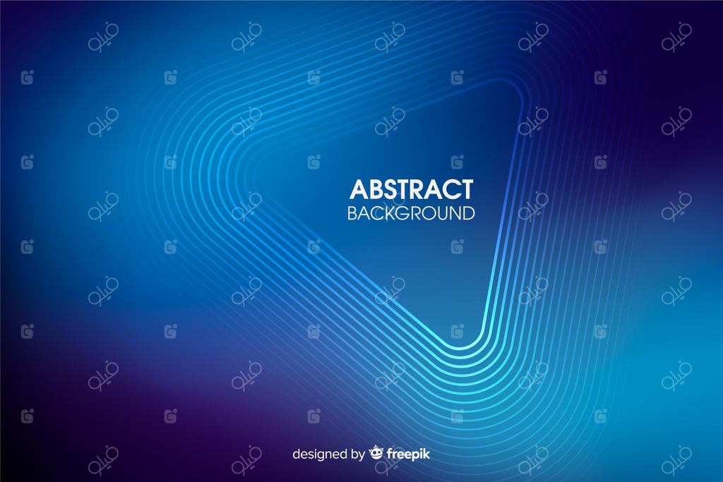 پس‌زمینه انتزاعی خطوط نوری نئون