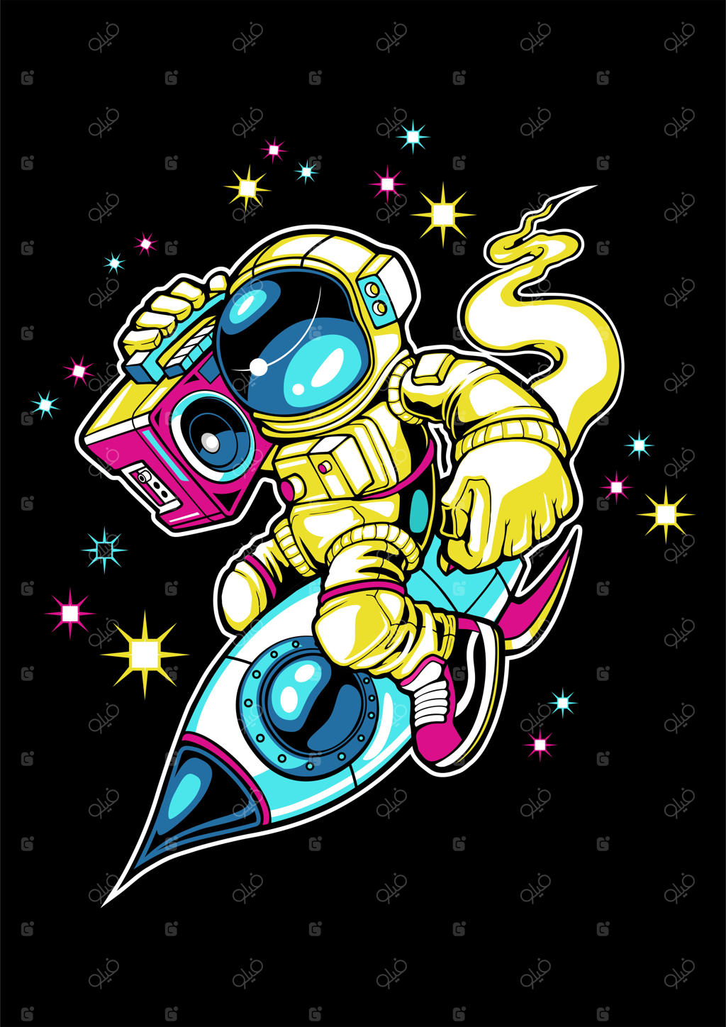 فضانوردان در حال لذت بردن از فضا