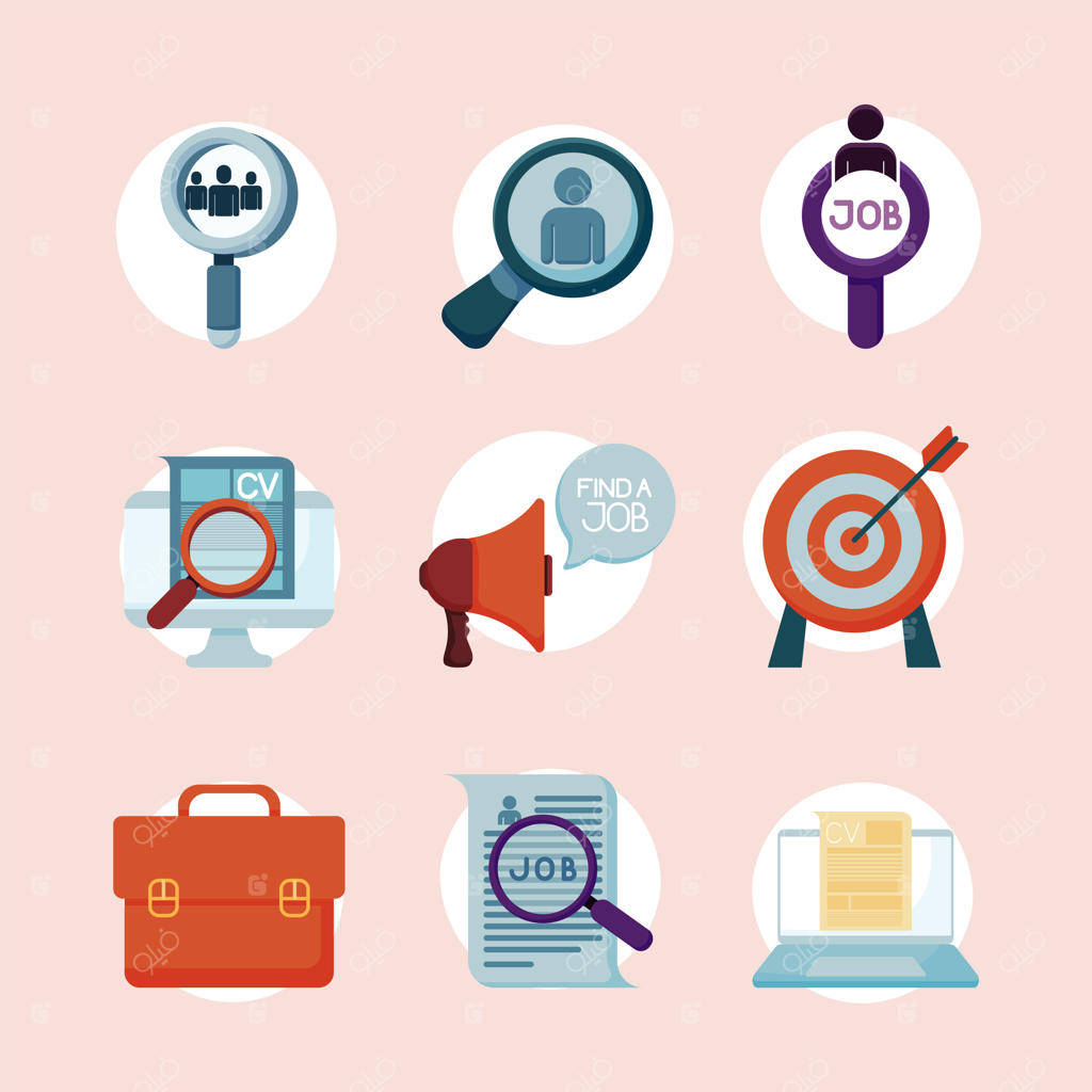 نمادهای جستجوی شغل