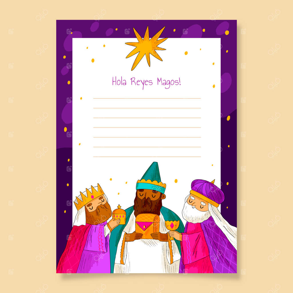 طراحی قالب نامه برای سه پادشاه مغرب