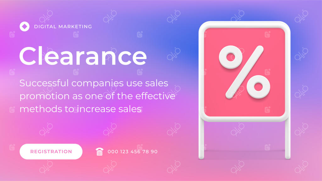 تخفیف ویژه حراج: اعلامیه بنر شبکه‌های اجتماعی وکتور آیکون