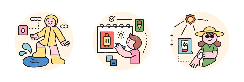 لذت بردن مردم از تابستان