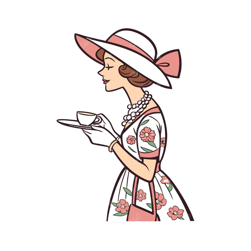 طرح مدل مد با تم باغ چای زیبا.