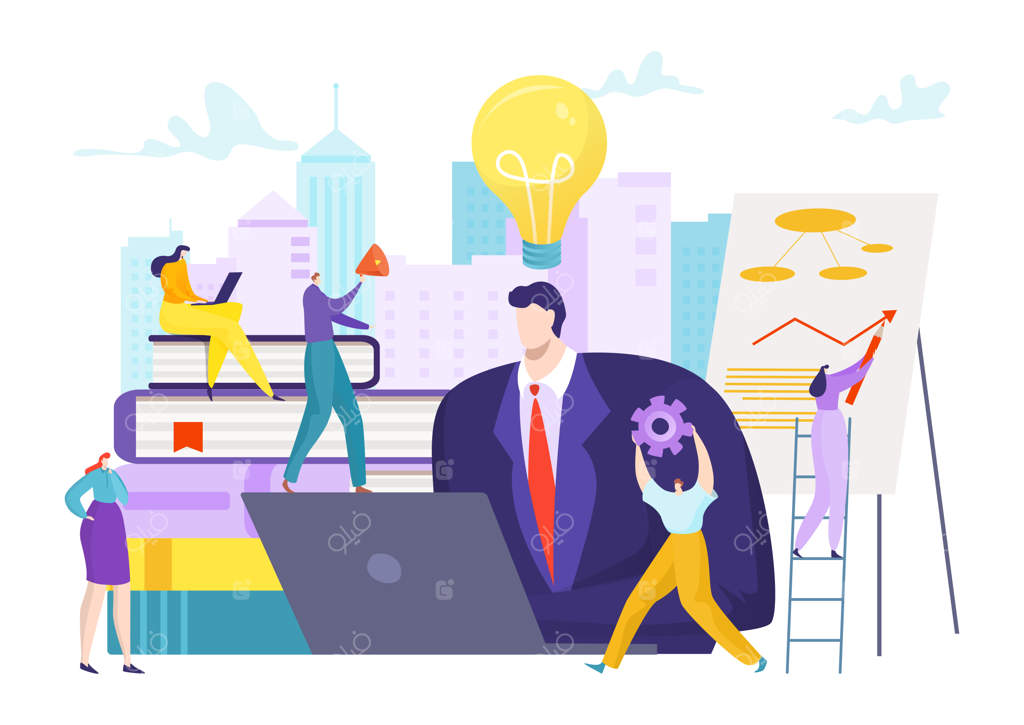 رهبر تجاری با روحیه‌ی کار تیمی