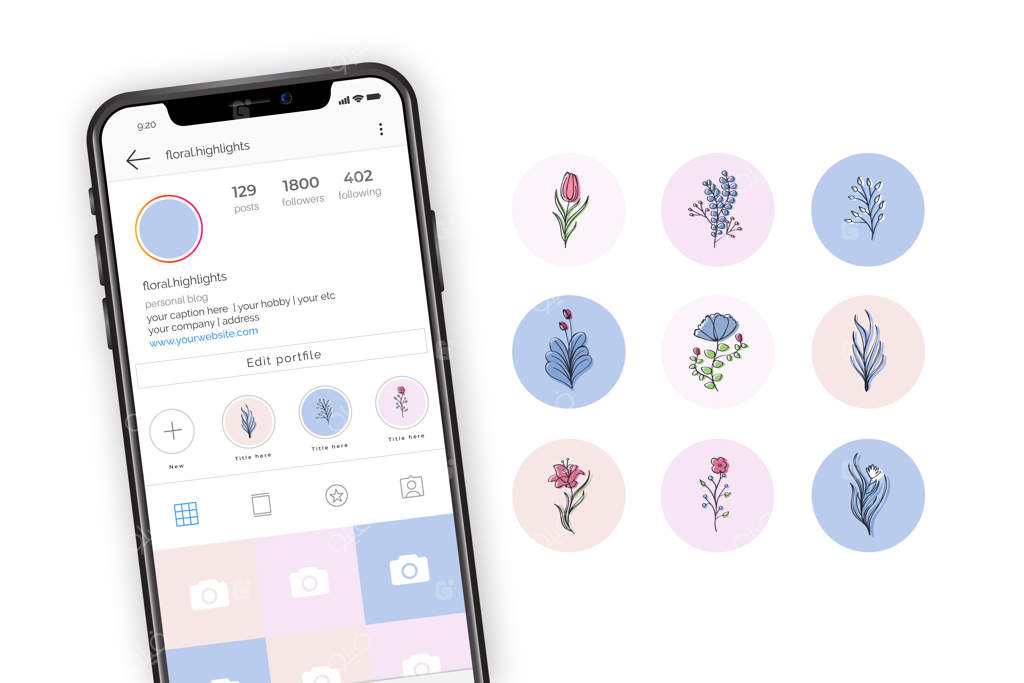 نکات برجسته استوری‌های اینستاگرام با طرح‌های گل‌دیزین دستی