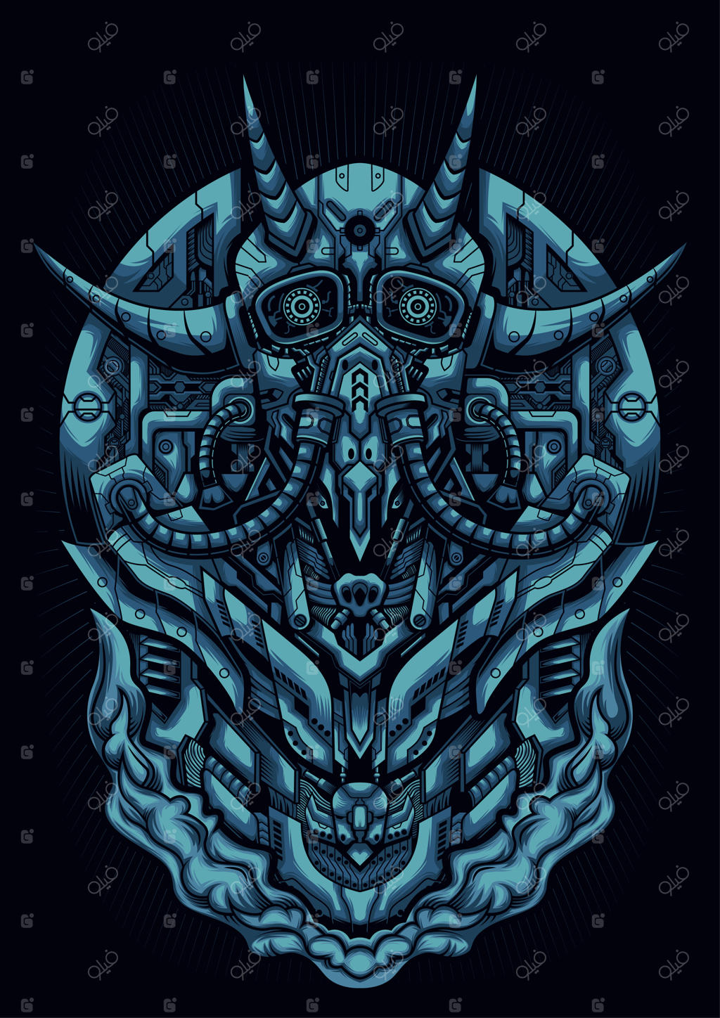 ماسک شیطان سایبری