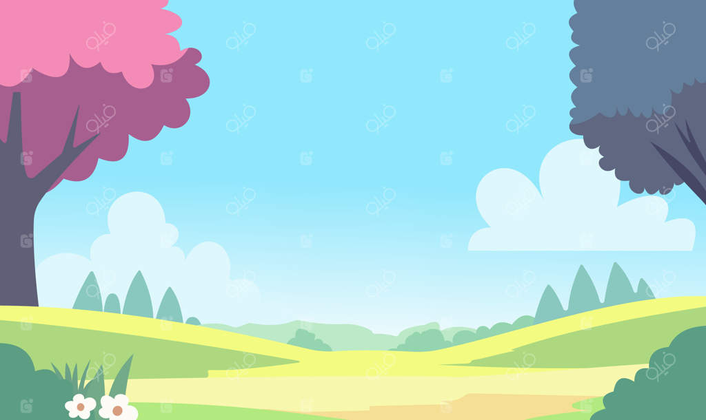 پارک و باغ با منظره‌ای از طبیعت و گل‌ها در تابستان