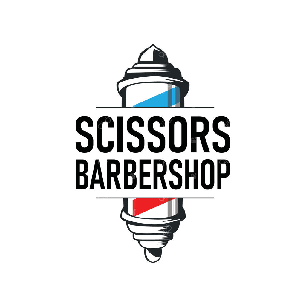 طراحی لوگوی آرایشگاه به سبک وینتیج و مدرن، با تمرکز بر مفهوم آرایشگاه و مدل موی شیک و سیلوئت