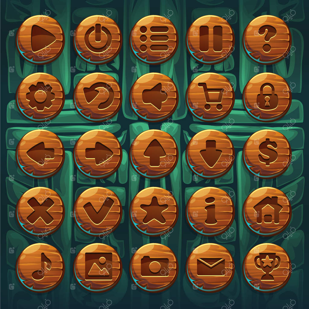 تنظیم دکمه‌ها