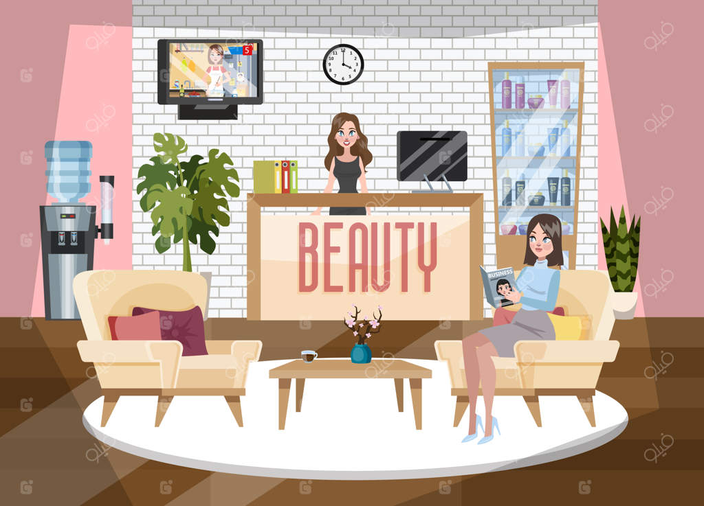 پذیرش آرایشگاه و اسپا: مدیر اجرایی زیبا و حرفه‌ای