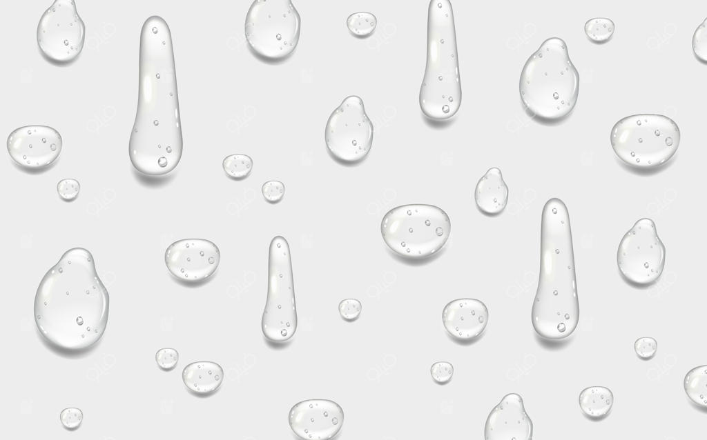 قطره‌های مایع و صورتی‌رنگ ژل یا کلاژن، لکه‌های پخش‌شده سرم آرایشی یا آب؛ نمونه بافت گرد لوسیون اسانس یا ژله مراقبت از پوست و پس‌زمینه زیبایی با قطرات روغن.