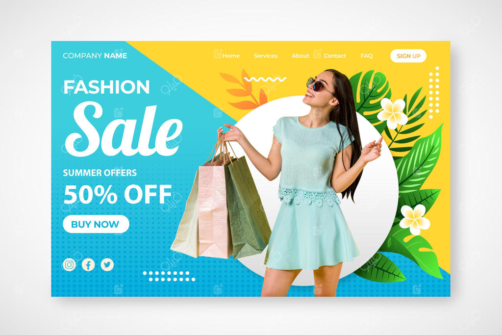 صفحه فرود حراج مد