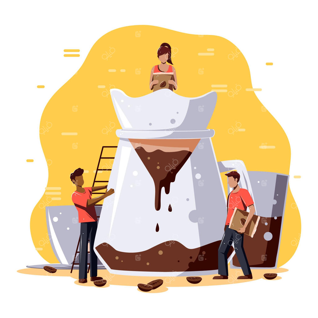 قهوه درست کردن مردم