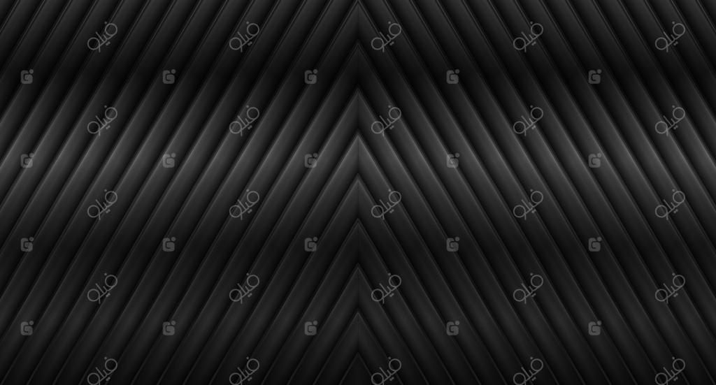 پس‌زمینه فناوری انتزاعی با فلش‌های براق مشکی