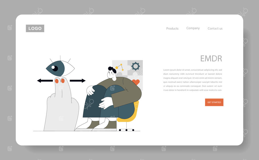 پیشگیری از اختلال استرس پس از سانحه (PTSD) در نیروهای امدادی. تصویرسازی تخت