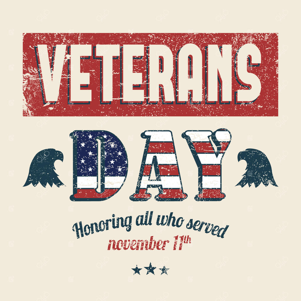 طرح قدیمی وینتیج برای روز کهنه‌سربازان