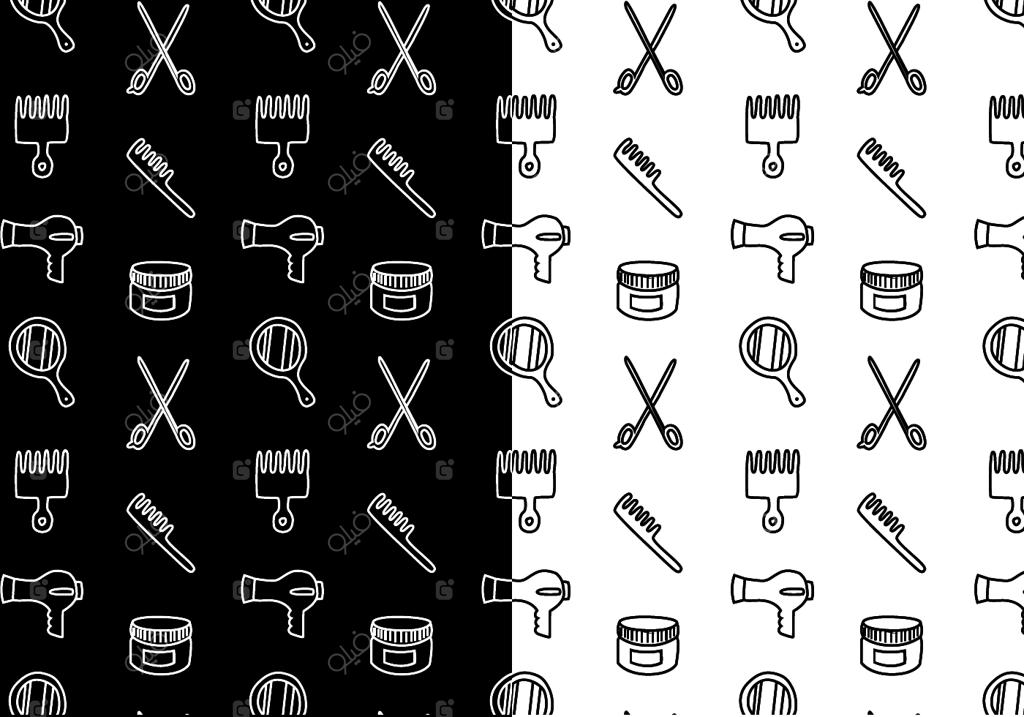 وکتور پترن موی رایگان