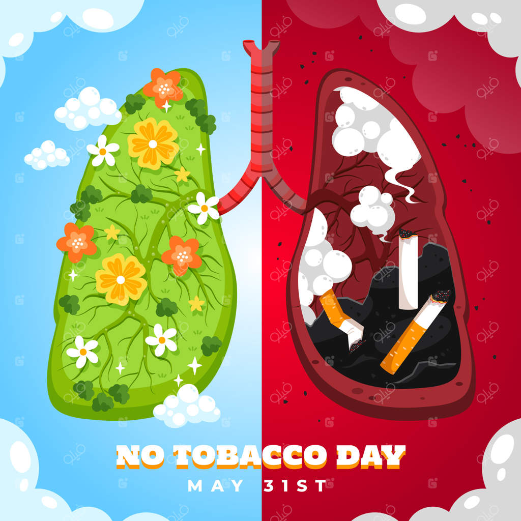 تصویرسازی روز بدون دخانیات