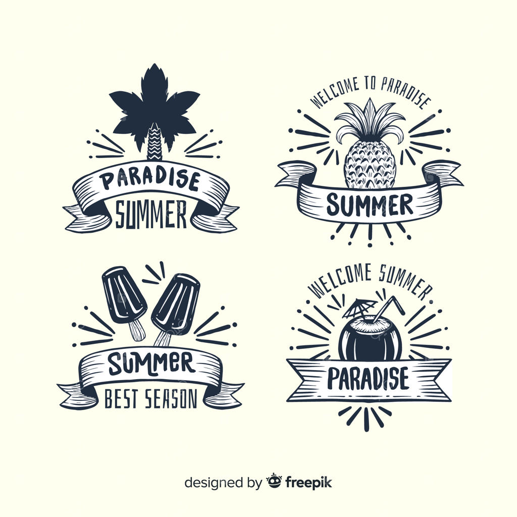 مجموعه نشان‌های قدیمی تابستانی