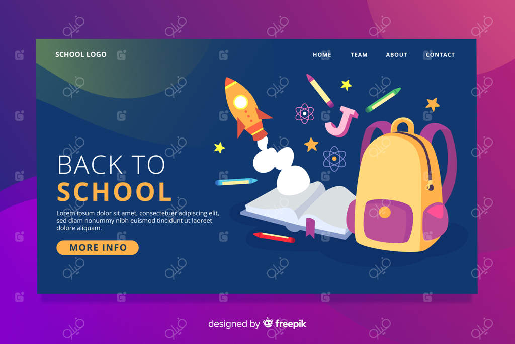 صفحه فرود بازگشت به مدرسه