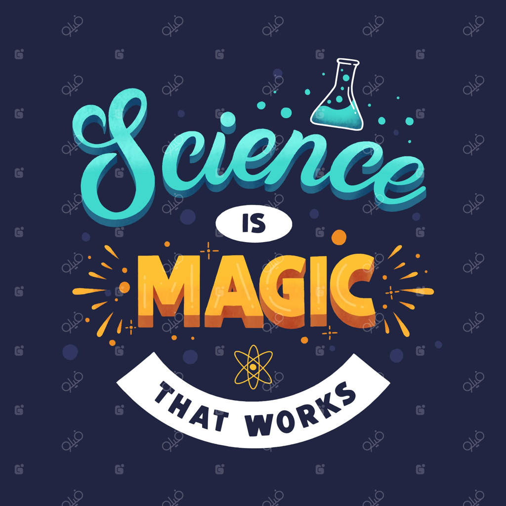 نقل‌قول‌های علمی با طراحی حروف