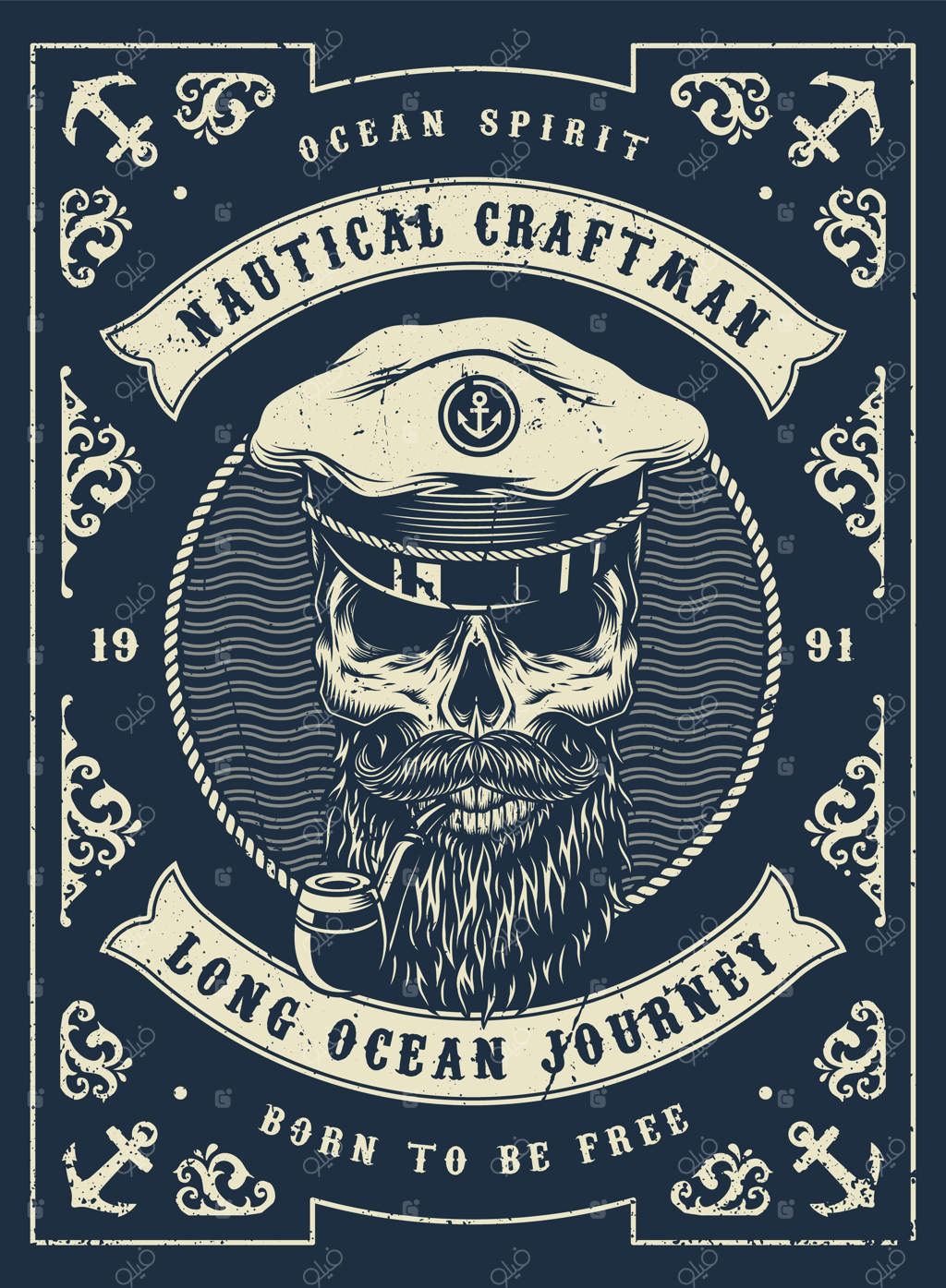 قالب دریایی تک‌رنگ