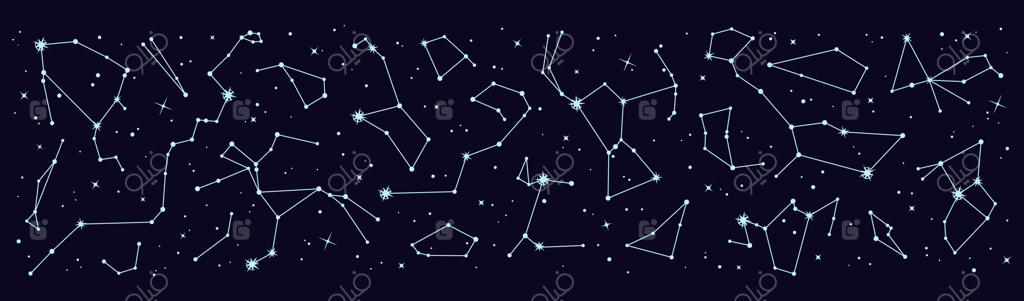 مرزهای صورت‌های فلکی، نقشۀ آسمان شب