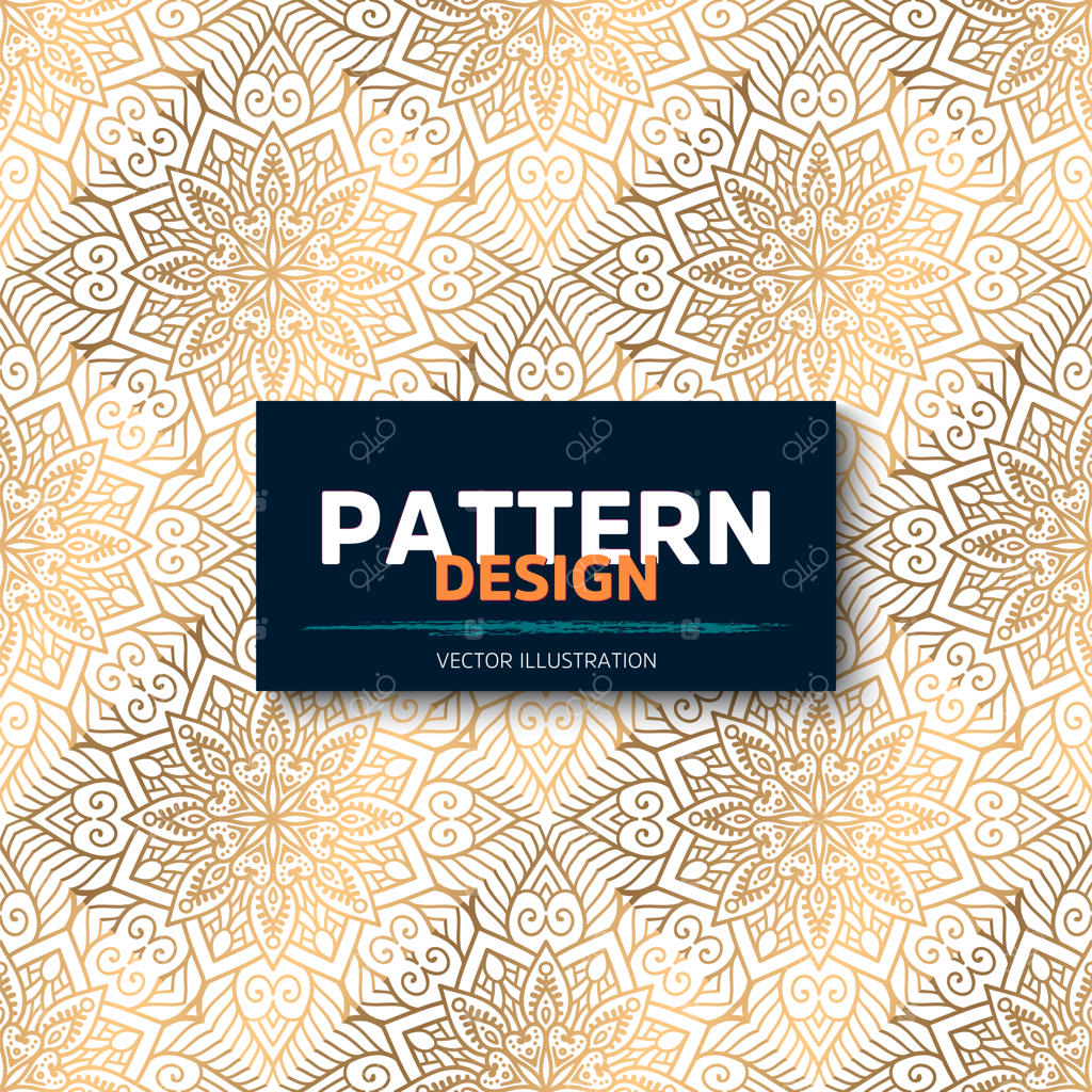 پس‌زمینه لوکس تزئینی به رنگ طلایی