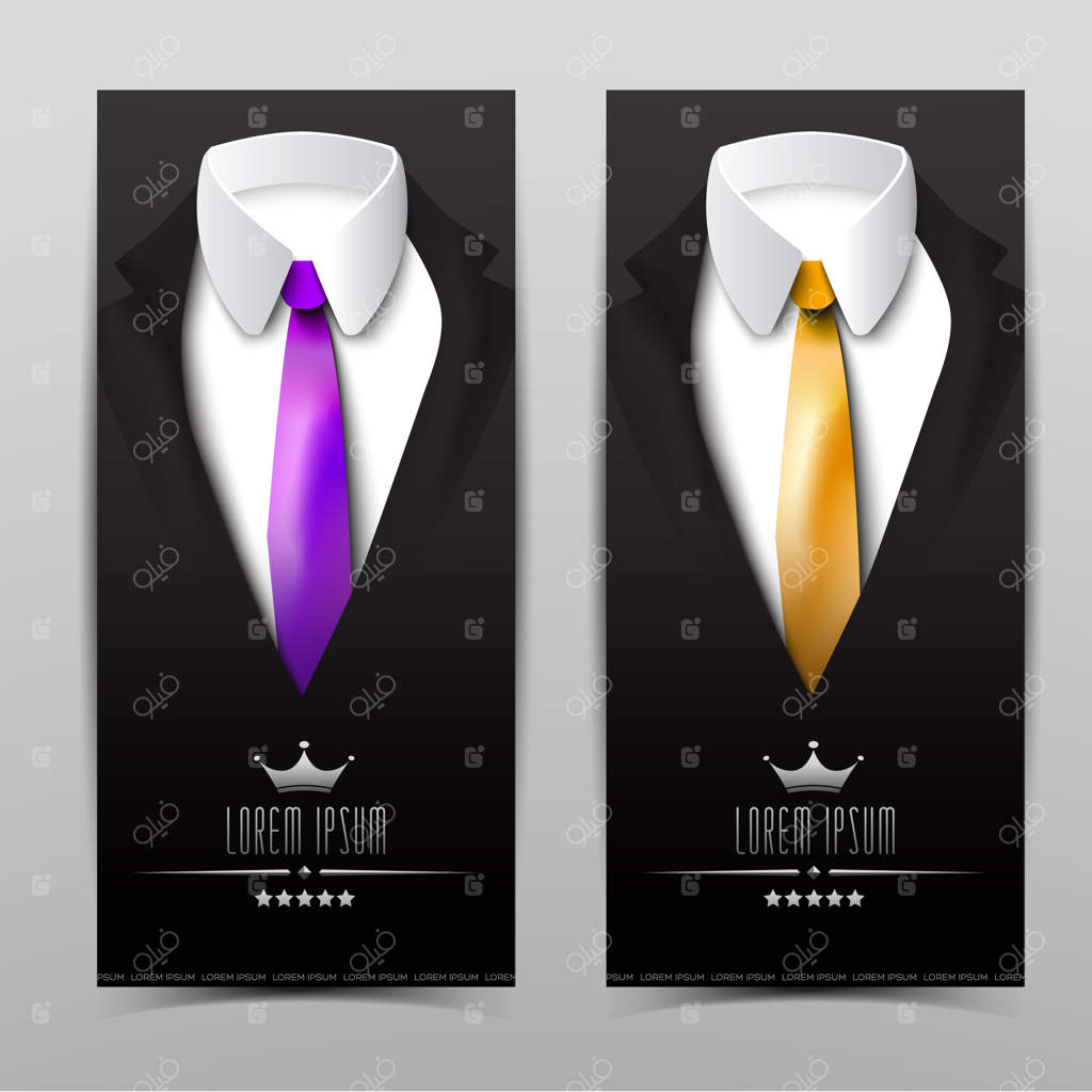 بنرهای عمودی پوشاک لوکس تجاری