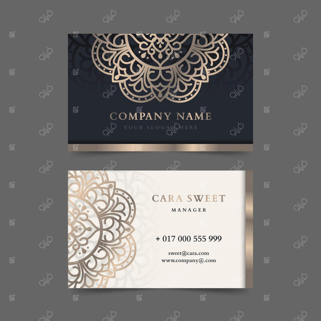 کارت ویزیت طرح ماندالا