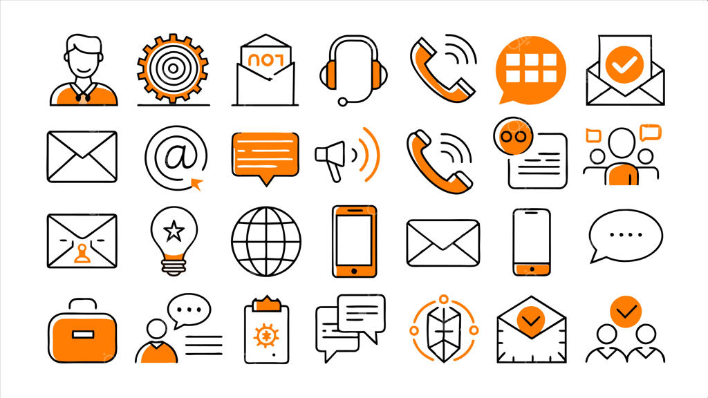 مجموعه آیکون با کلمه اینترنت