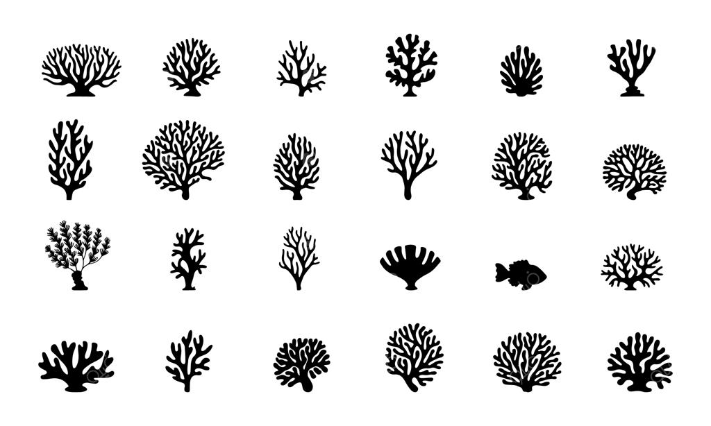 آیکون‌های صخره‌های مرجانی