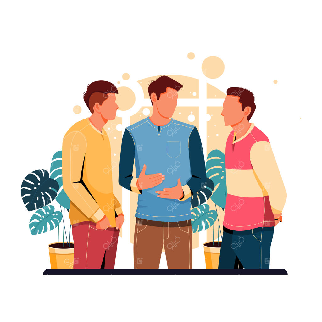 تصویرسازی گفتگوهای افراد