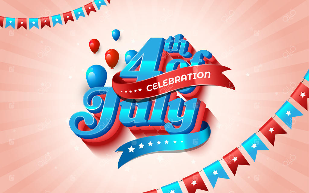 پس‌زمینه جشن روز استقلال آمریکا، ۴ جولای