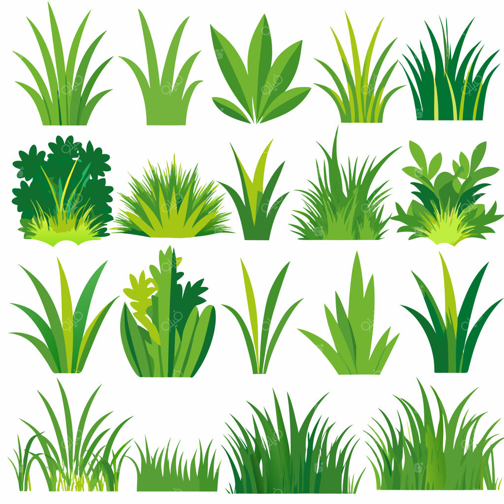 طرح‌های دستی و متنوع چمن