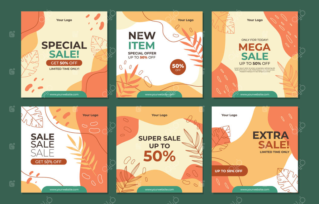 قالب شبکه‌های اجتماعی