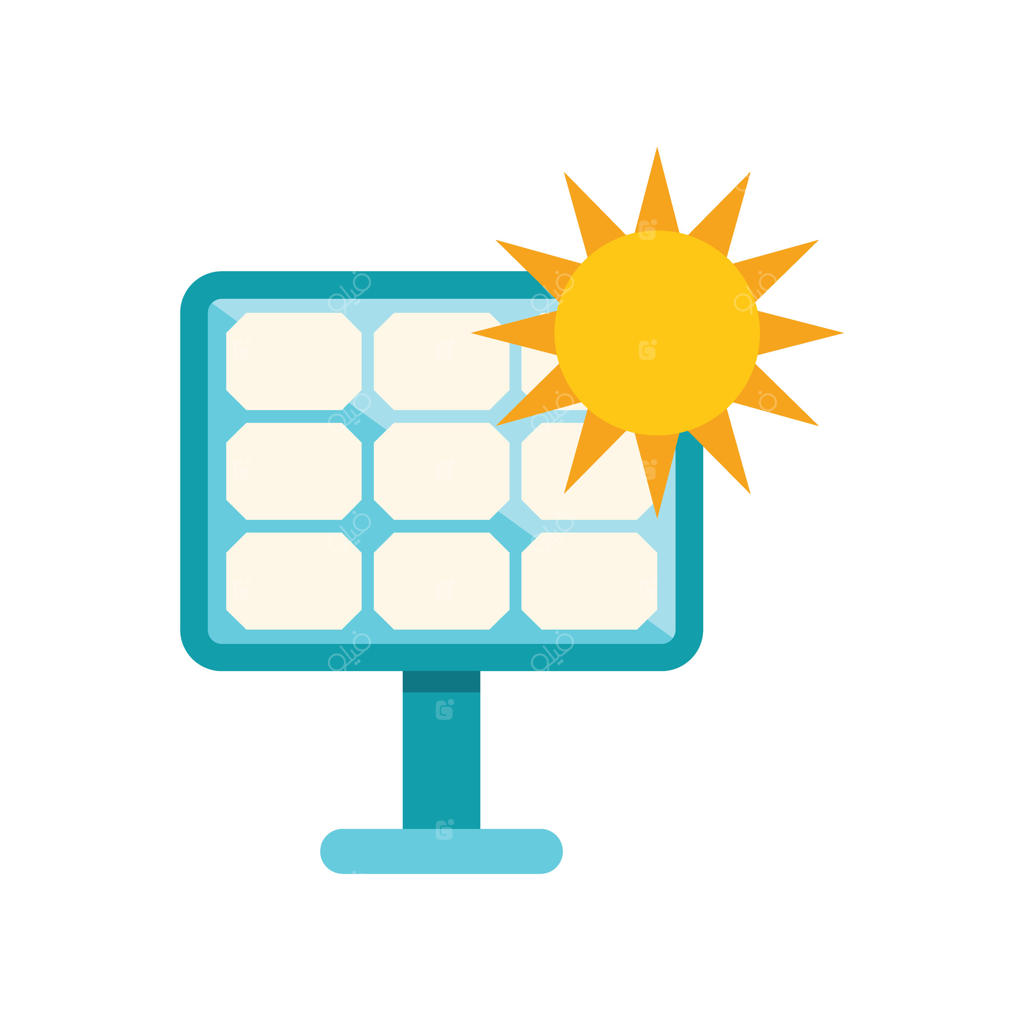 تصویر نماد پنل خورشیدی