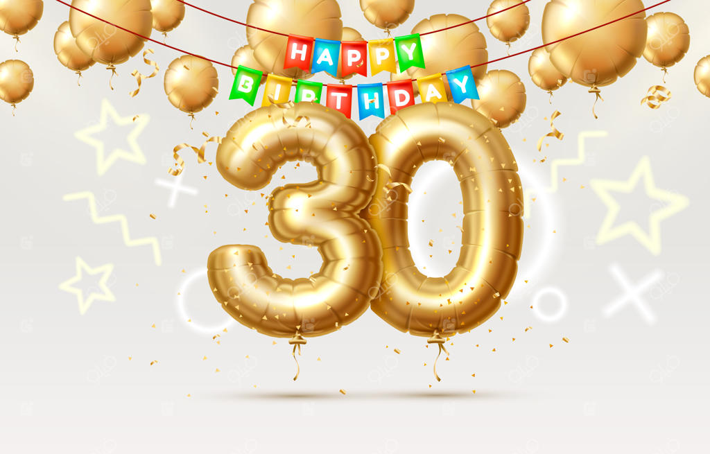 تولدت مبارک با بادکنک‌های عددی سالگرد سال‌ها...