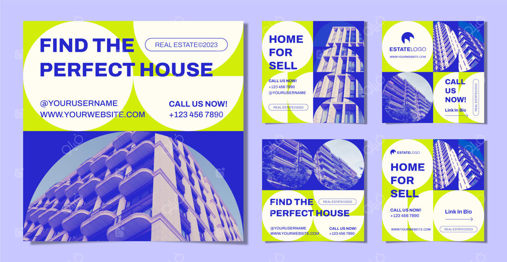 پست‌های اینستاگرامی املاک و مستغلات