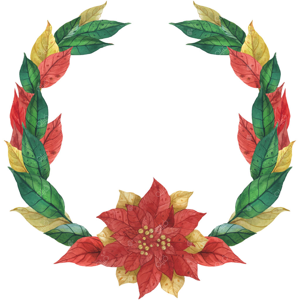 حلقه گل کریسمس با بنت قنسول