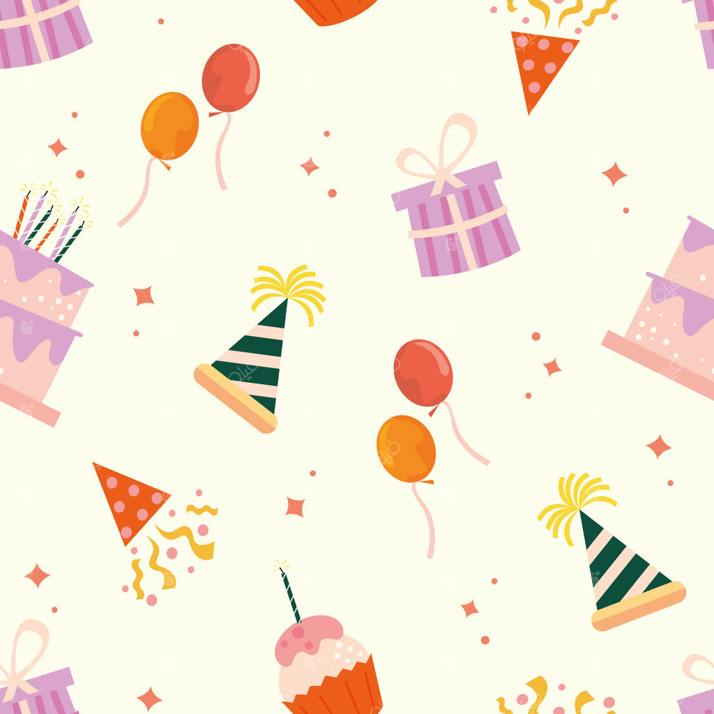 الگوی جشن تولد