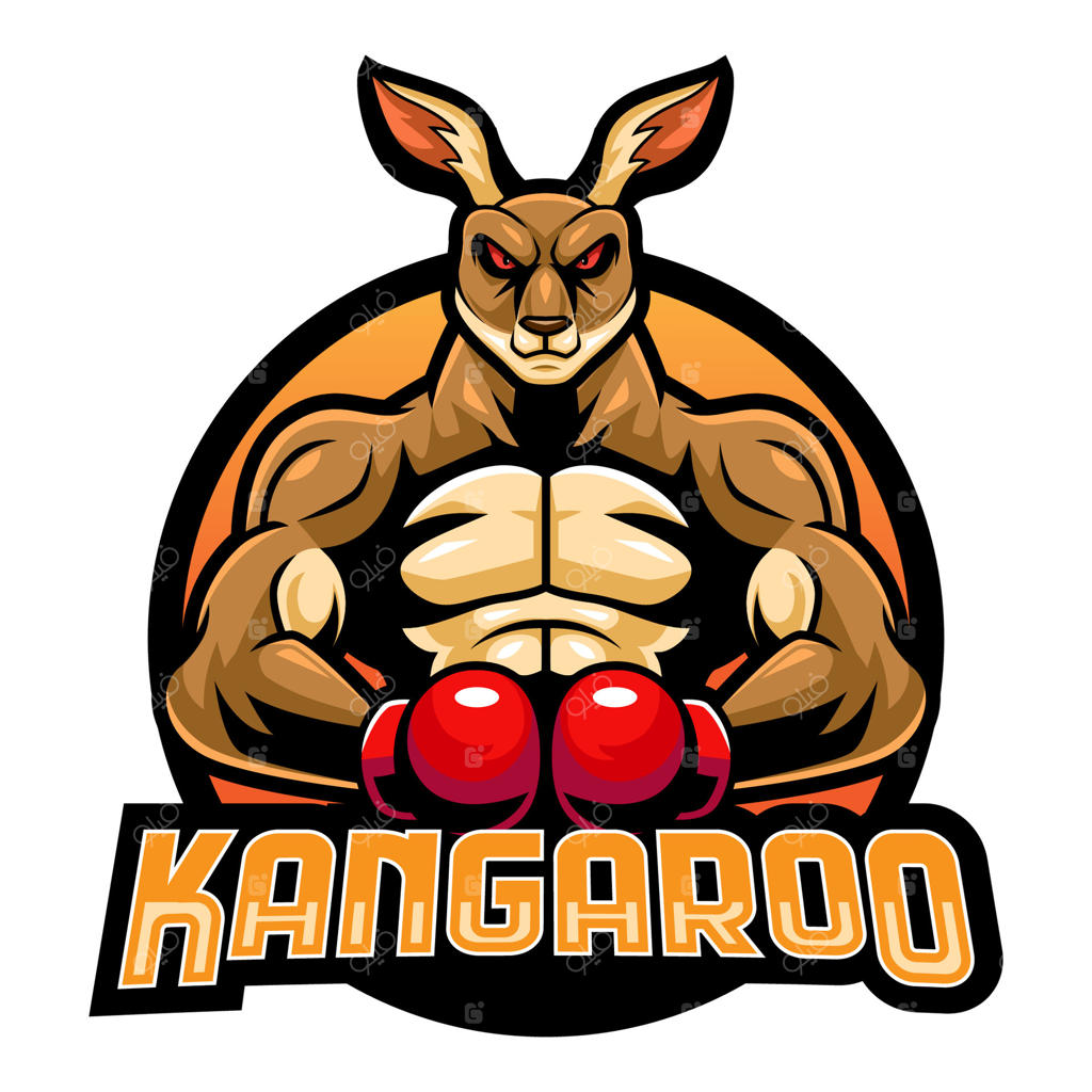 طراحی لوگوی نمادین کانگورو برای ورزش‌های الکترونیکی