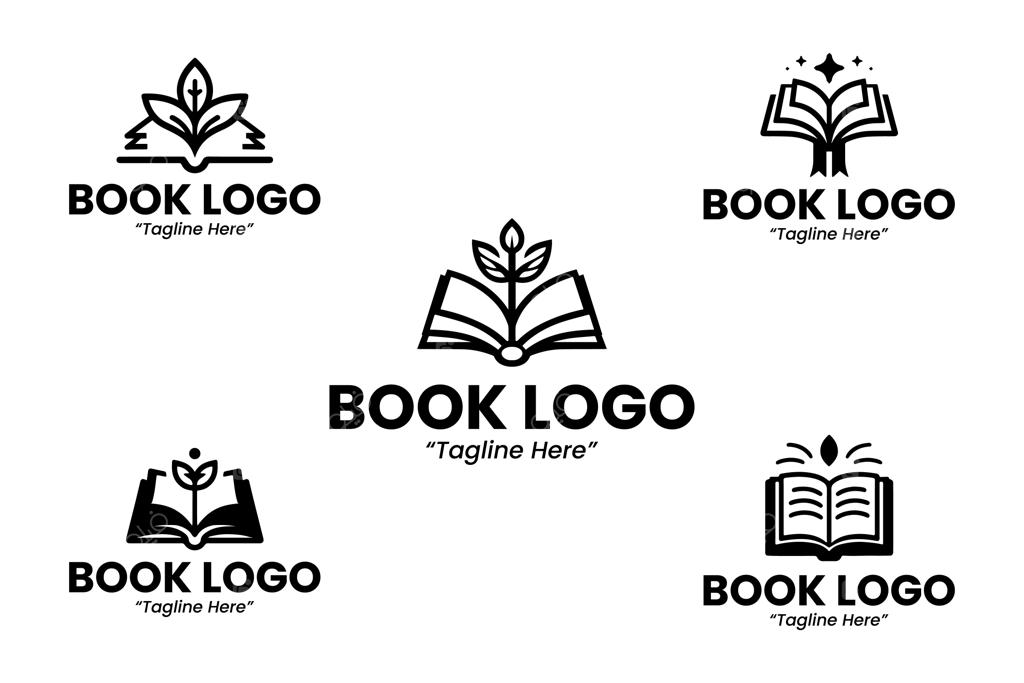 مجموعه سیلوئت لوگوی کتاب