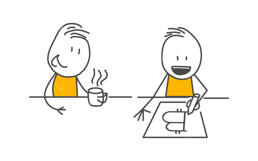 آدمک‌های ساده و بیت‌کوین‌ها.